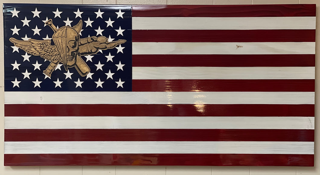 In the Stars Custom Old Glory 36” wooden flag